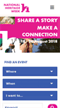 Mobile Screenshot of heritageweek.ie